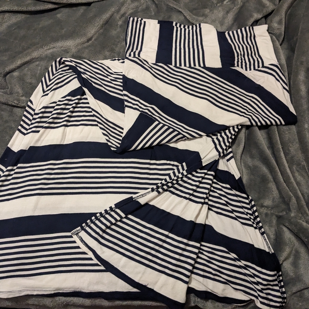 Navy maxi skirt